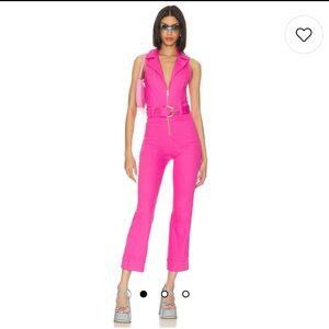 Pink jumpsuit!